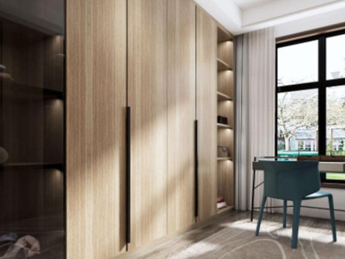 贊晨實木包覆門板材料櫥柜拼框門免噴膠吸塑膜防潮防水熱熔膠工廠現貨